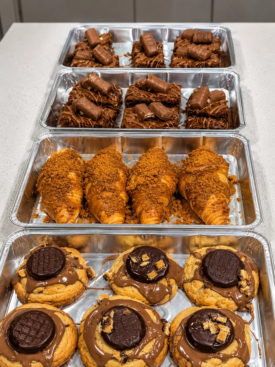 Homemade chocolate treats and pastries at Blend Coffee Shop